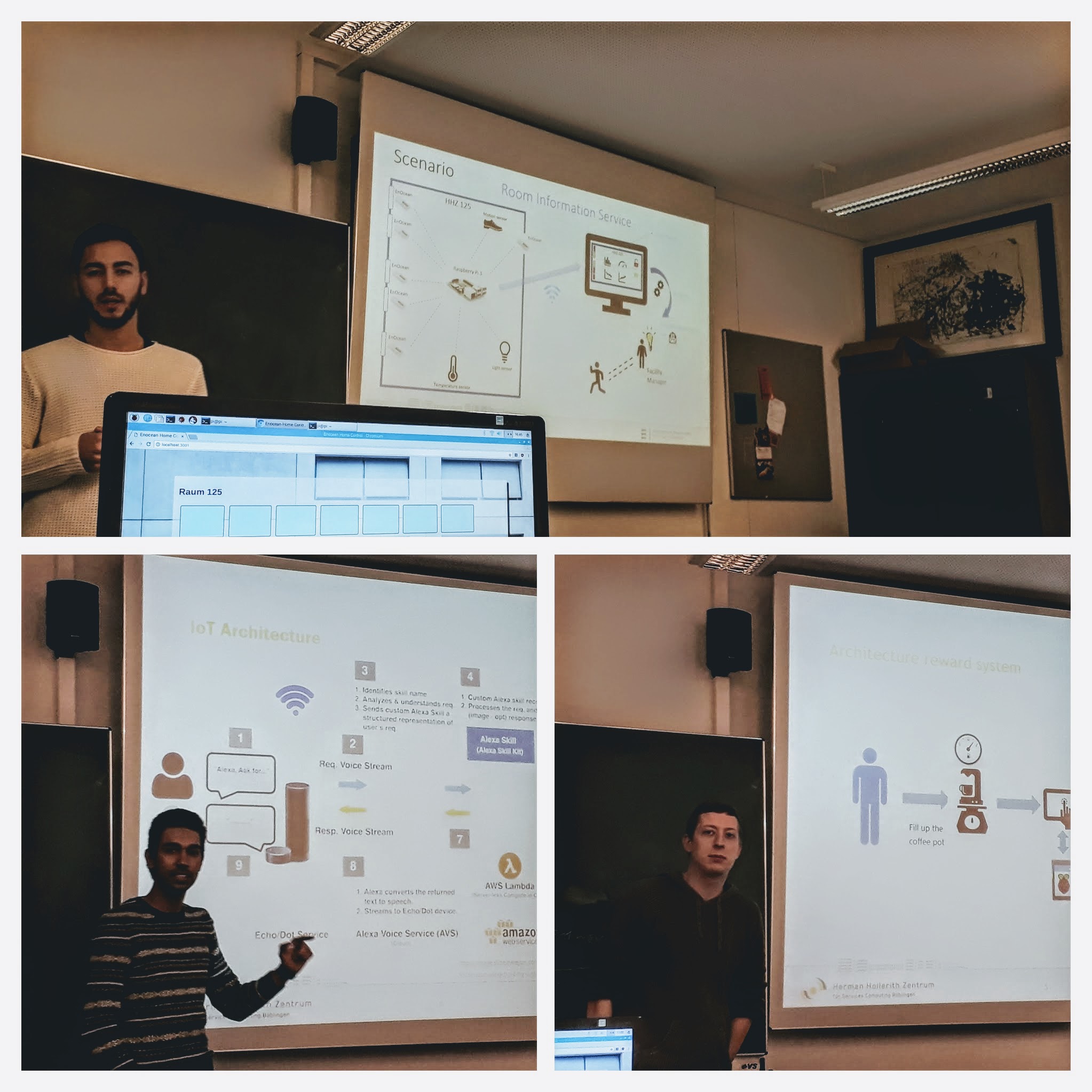 Presentations at the IoT Hackathon WS 2017